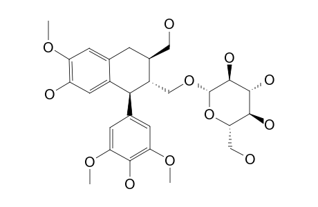 (+)-5'-METHOXY-ISOLARICIRESINOL-3-ALPHA-O-BETA-D-GLUCOPYRANOSIDE