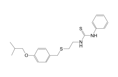 N-{2-[(4-isobutoxybenzyl)sulfanyl]ethyl}-N'-phenylthiourea