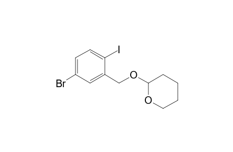 5-Bromo-2-iodo-1-(tetrahydropyran-2-yloxymethyl)benzene