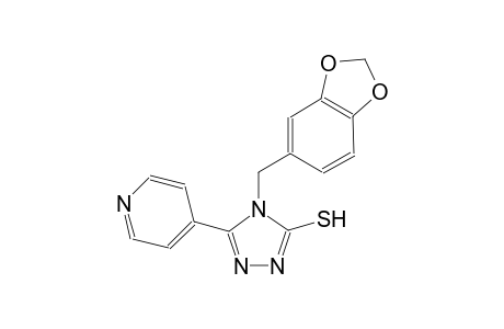 4H-1,2,4-triazole-3-thiol, 4-(1,3-benzodioxol-5-ylmethyl)-5-(4-pyridinyl)-