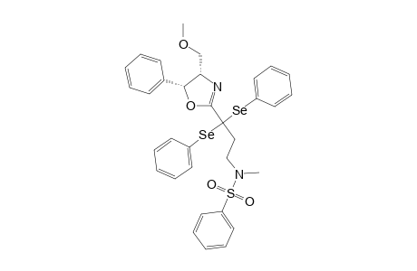 (4S,5R)-2-[1-Bis(phenylselenyl)-3-(N-benzenesulfonyl-N-methylamino)propyl]-4-methoxymethyl-5-phenyl-1,3-oxazoline