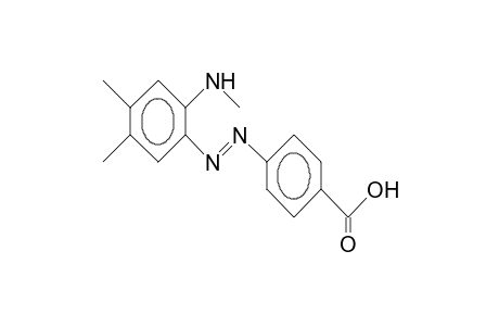Benzoic acid, 4-[[4,5-dimethyl-2-(methylamino)phenyl]azo]-