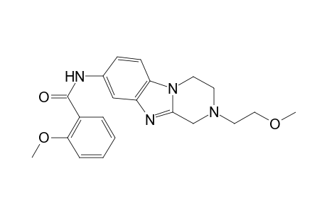2-Methoxy-N-[2-(2-methoxyethyl)-1,2,3,4-tetrahydropyrazino[1,2-a]benzimidazol-8-yl]benzamide
