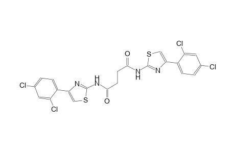 N~1~,N~4~-bis[4-(2,4-dichlorophenyl)-1,3-thiazol-2-yl]succinamide