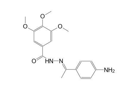 benzoic acid, 3,4,5-trimethoxy-, 2-[(E)-1-(4-aminophenyl)ethylidene]hydrazide