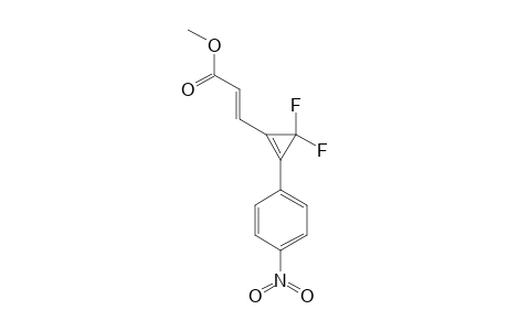 (E)-3-[3,3-difluoro-2-(4-nitrophenyl)-1-cyclopropenyl]acrylic acid methyl ester