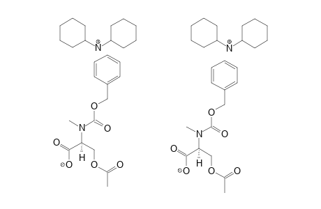 N-BENZYLOXYCARBONYL-N-METHYL-L-SERINE-O-ACETATE-DICYCLOHEXYLAMINE-SALT