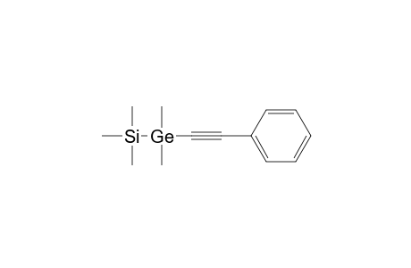 Dimethyl(phenylethynyl)trimethylsilylgermane