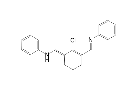N-((E)-(2-Chloro-3-[(E)-(phenylimino)methyl]-2-cyclohexen-1-ylidene)methyl)aniline