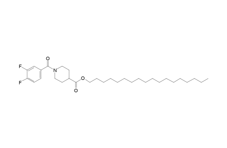 Isonipecotic acid, N-(3,4-difluorobenzoyl)-, octadecyl ester