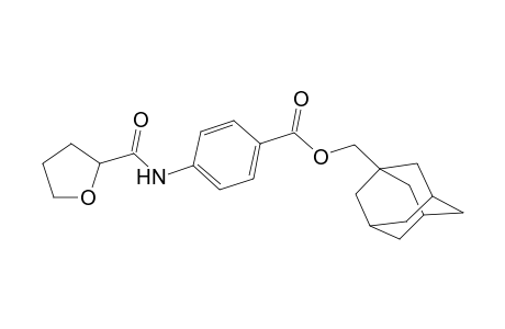 Benzoic acid, 4-[[(tetrahydro-2-furanyl)carbonyl]amino]-, tricyclo[3.3.1.1(3,7)]dec-1-ylmethyl ester