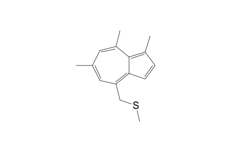 4-[(Methylthio)methyl]-1,6,8-trimethylazulene