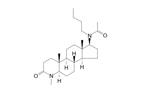 N-[(1S,3aS,3bR,5aR,9aR,9bS,11aS)-6,9a,11a-trimethyl-7-oxidanylidene-2,3,3a,3b,4,5,5a,8,9,9b,10,11-dodecahydro-1H-indeno[5,4-f]quinolin-1-yl]-N-butyl-ethanamide