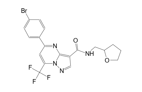 5-(4-bromophenyl)-N-(tetrahydro-2-furanylmethyl)-7-(trifluoromethyl)pyrazolo[1,5-a]pyrimidine-3-carboxamide
