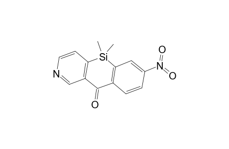 5,5-Dimethyl-7-nitro-[1]benzosilino[3,2-c]pyridin-10-one