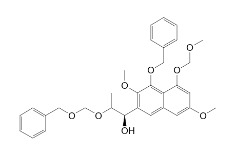 (2'R,1'R)-1-Benzoxy-3-[2-(benzoxymethoxy)-1-hydroxy-1-propyl]-2,6-dimethoxy-8-(methoxymethoxy)naphthalene