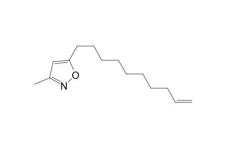 5-(9-Decenyl)-3-methylisoxazole