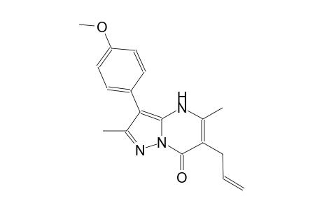 pyrazolo[1,5-a]pyrimidin-7(4H)-one, 3-(4-methoxyphenyl)-2,5-dimethyl-6-(2-propenyl)-