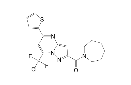 1-Azepanyl-[7-[chloro(difluoro)methyl]-5-thiophen-2-yl-2-pyrazolo[1,5-a]pyrimidinyl]methanone