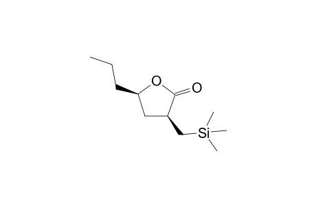 5-Propyl-3-[(trimethylsilyl)methyl]dihydrofuran-2(3H)-one