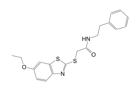 2-(6-Ethoxy-benzothiazol-2-ylsulfanyl)-N-phenethyl-acetamide