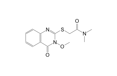 2-[(3-methoxy-4-oxo-3,4-dihydro-2-quinazolinyl)sulfanyl]-N,N-dimethylacetamide