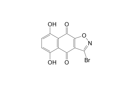 3-Bromo-5,8-dihydroxynaphtho[2,3-d]isoxazole-4,9-dione