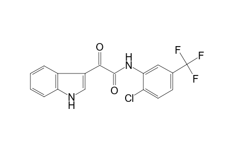 Acetamide, N-(2-chloro-5-trifluoromethylphenyl)-2-(1H-indol-3-yl)-2-oxo-