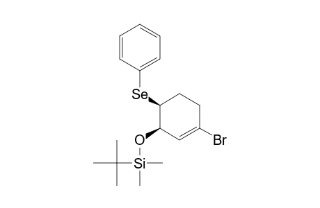 Silane, [[3-bromo-6-(phenylseleno)-2-cyclohexen-1-yl]oxy](1,1-dimethylethyl)dimethyl-, cis-(.+-.)-
