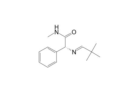 Benzeneacetamide, .alpha.-[(2,2-dimethylpropylidene)amino]-N-methyl-, (R)-
