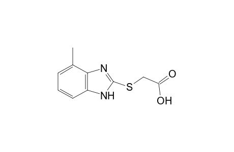 [(4-Methyl-1H-benzimidazol-2-yl)sulfanyl]acetic acid
