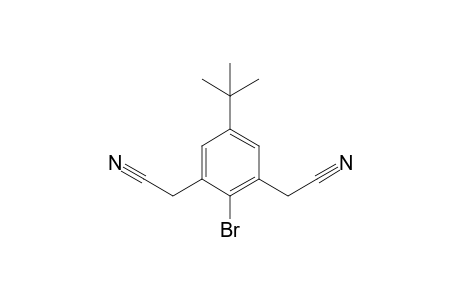 2-[2-bromanyl-5-tert-butyl-3-(cyanomethyl)phenyl]ethanenitrile