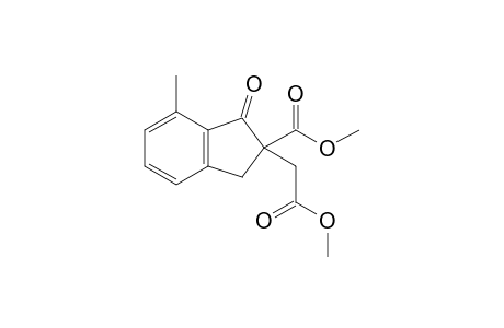 1-keto-2-(2-keto-2-methoxy-ethyl)-7-methyl-indane-2-carboxylic acid methyl ester