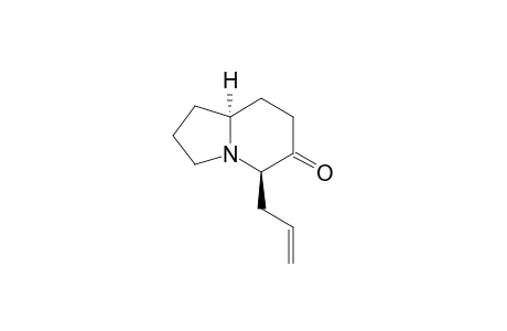 (5R,9S)-5-Allylhexahydroindolizin-6(5H)-one