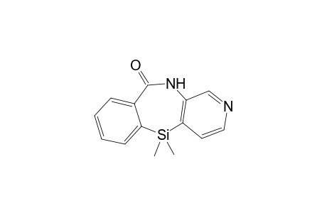 5,5-Dimethyl-5,11-dihydro-10H-pyrido[4,3-b][4,1]benzazasilepin-10-one