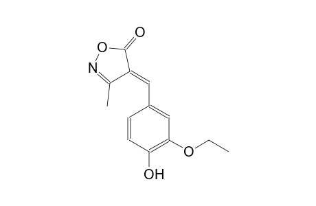 (4E)-4-(3-ethoxy-4-hydroxybenzylidene)-3-methyl-5(4H)-isoxazolone