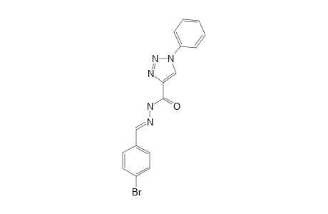 (4'-BROMOBENZYLIDENE)-1H-1-(PHENYL)-1,2,3-TRIAZOLE-4-CARBOHYDRAZIDE