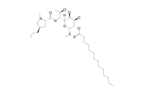 CLINDAMYCIN_MYRISATATE;IMPURITY-IV;METHYL_7-CHLORO-6,7,8-TRIDEOXY-6-(1-METHYL-TRANS-4-PROPYL-L-2-PYRROLIDINECARBOXAMIDO)-1-THIO-L-THREO-D-GALACTO-OCTO