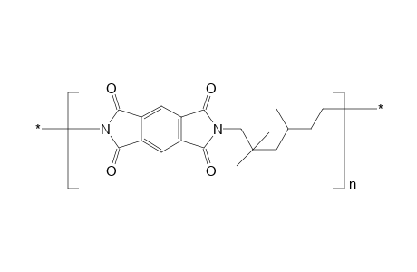Poly(2,2,4-/2,4,4-trimethyl hexamethylene pyromellitic imide)