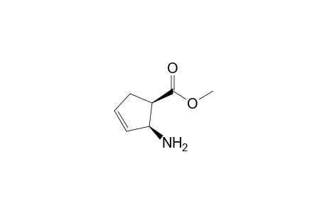 (1R,2S)-2-amino-1-cyclopent-3-enecarboxylic acid methyl ester