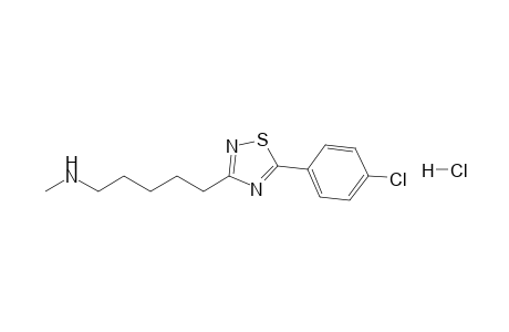 3-(5-Methylaminopentyl)-5-(4-chlorophenyl)-1,2,4-thiadiazole hydrochloride
