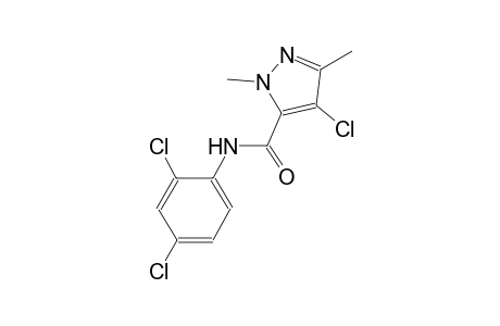 4-chloro-N-(2,4-dichlorophenyl)-1,3-dimethyl-1H-pyrazole-5-carboxamide