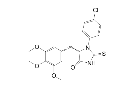 1-(p-chlorophenyl)-2-thio-5-(3,4,5-trimethoxybenzylidene)hydantoin