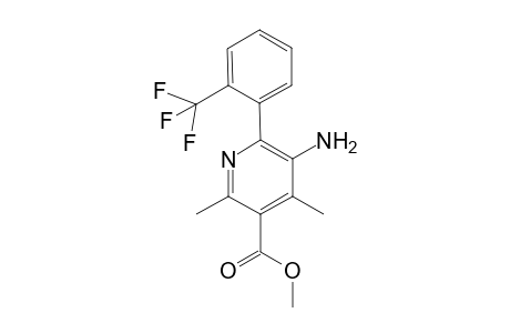 Methyl 2,4-dimethyl-5-amino-6-[2'-(trifluoromethyl)phenyl]pyridine-3-carboxylate
