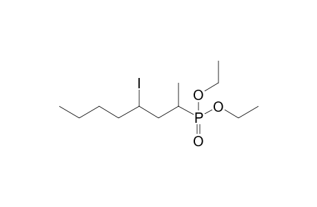 Diethyl (trans)-[3'-iodo-1-methylheptyl]phosphonate