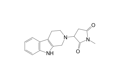 1-Methyl-3-(1,3,4,9-tetrahydro-$b-carbolin-2-yl)pyrrolidine-2,5-quinone