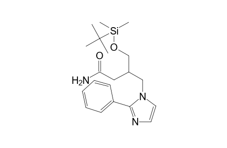 3-(t-Butyldimethylsiloxymethyl)-4-(2-phenylimidazol-1-yl)butanamide