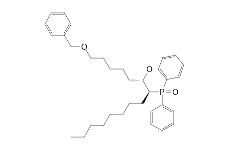 threo-1-Benzyloxy-7-diphenylphosphinoylpentadecan-6-ol