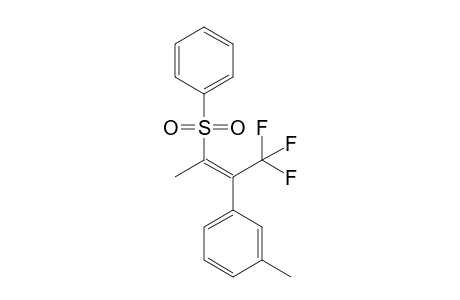 (Z)-2-(3-Methylphenyl)-3-(phenylsulfonyl)-1,1,1-trifluorobut-2-ene