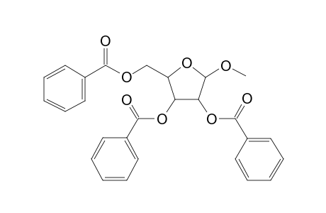 Methyl 2,3,5-tri-O-benzoylpentofuranoside